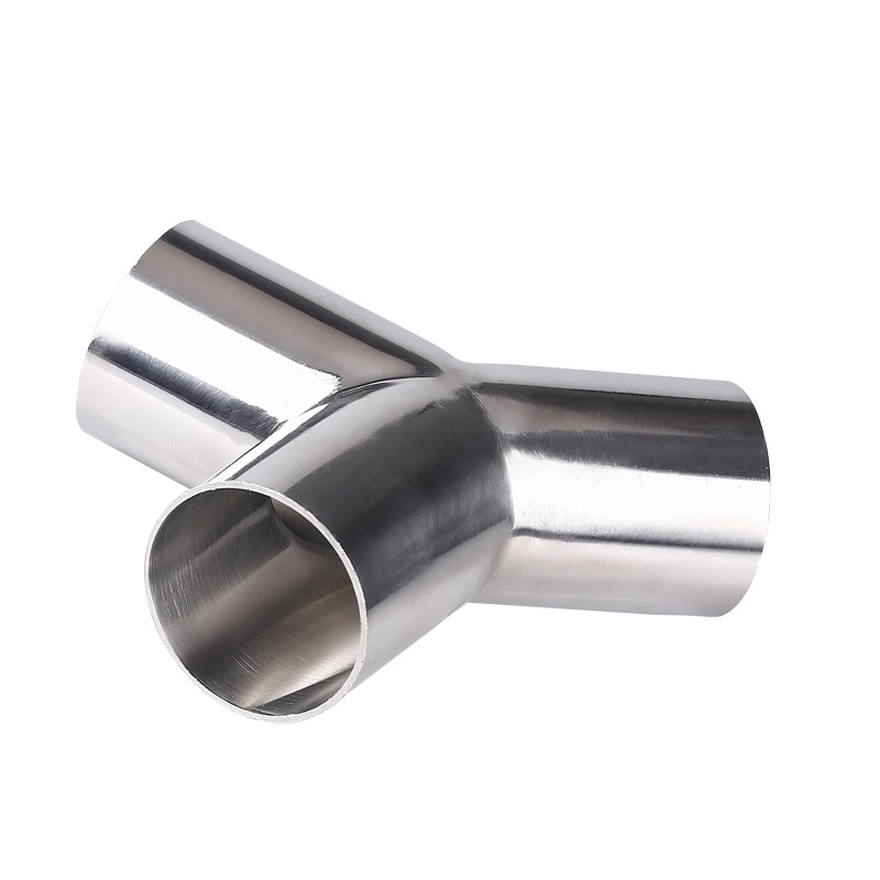 Sanitary Clamp Fittings - Y-type Tee