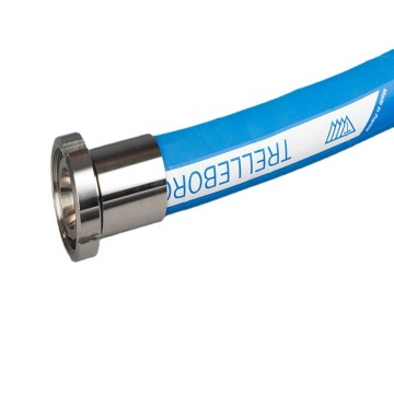 Reinforced PTFE Hose  Rubber coated smooth PTFE reinforced hose