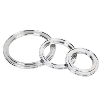 Stainless Steel ISO-K Claw Clamp Bored Flange Weld Blank Flange