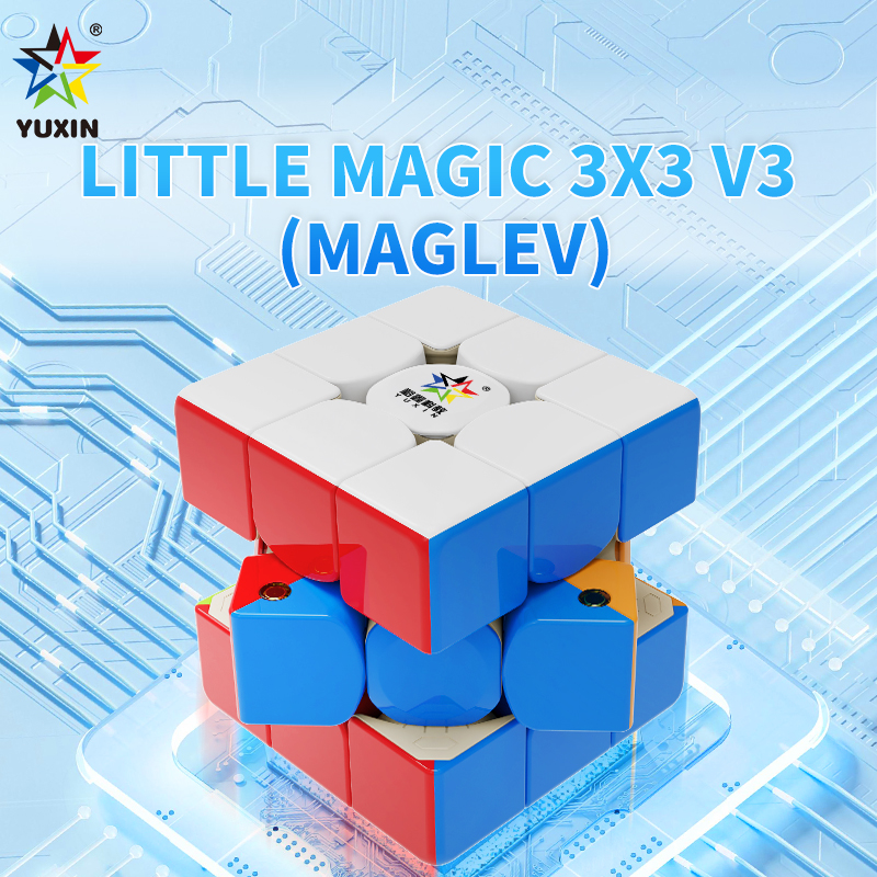 Yuxin small magic 1722 magnetic suspension third-order Rubik's Cube high-end products