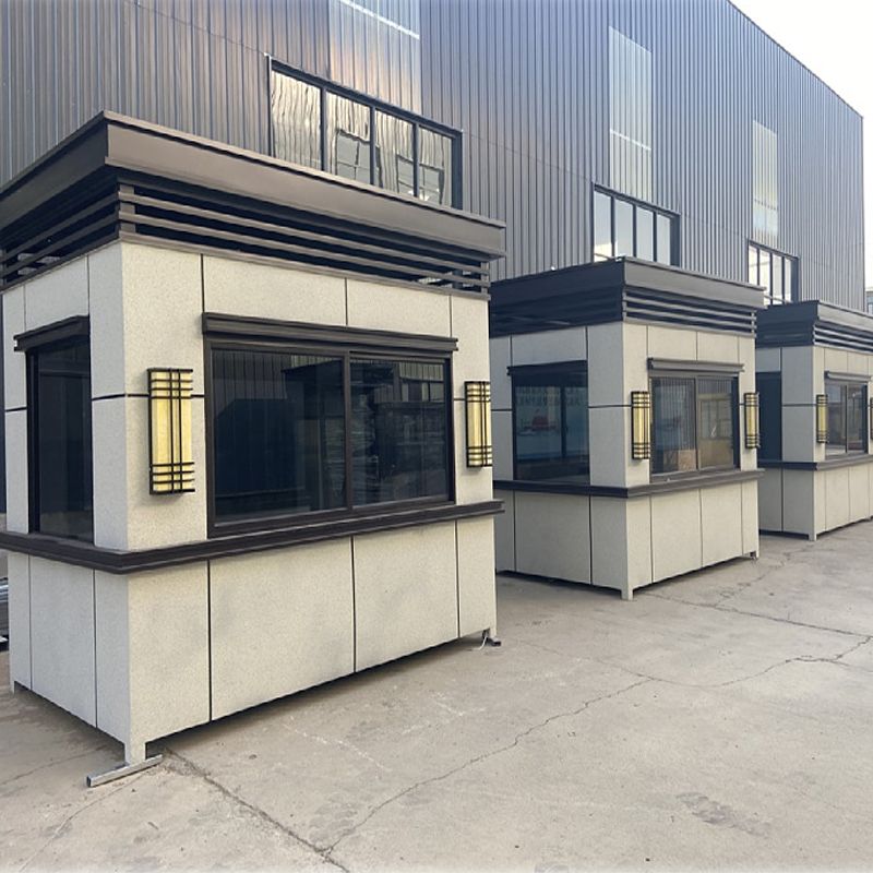 Feichen Building: Prefab Guard Booths for Tractor Trailer Storage Sites