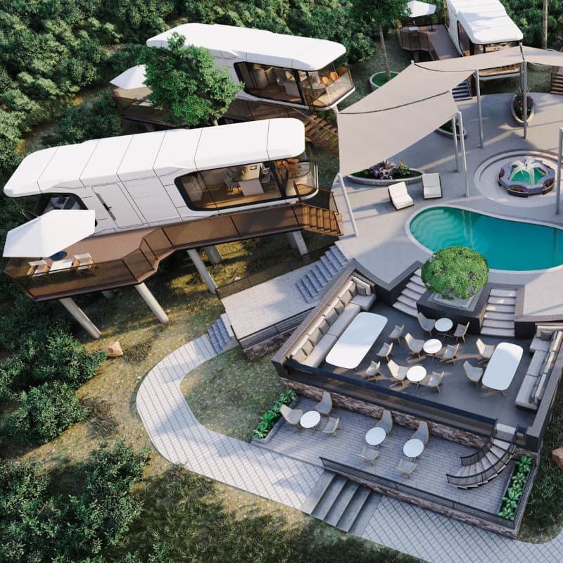 Introduce our PX series space capsule house