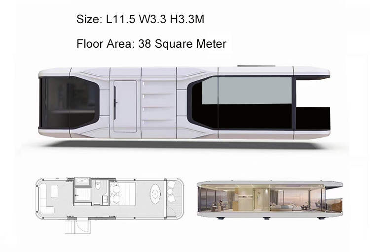 Beach Hotel Homestay: Innovative Prefabricated Tiny Houses Revolutionize Modern Living