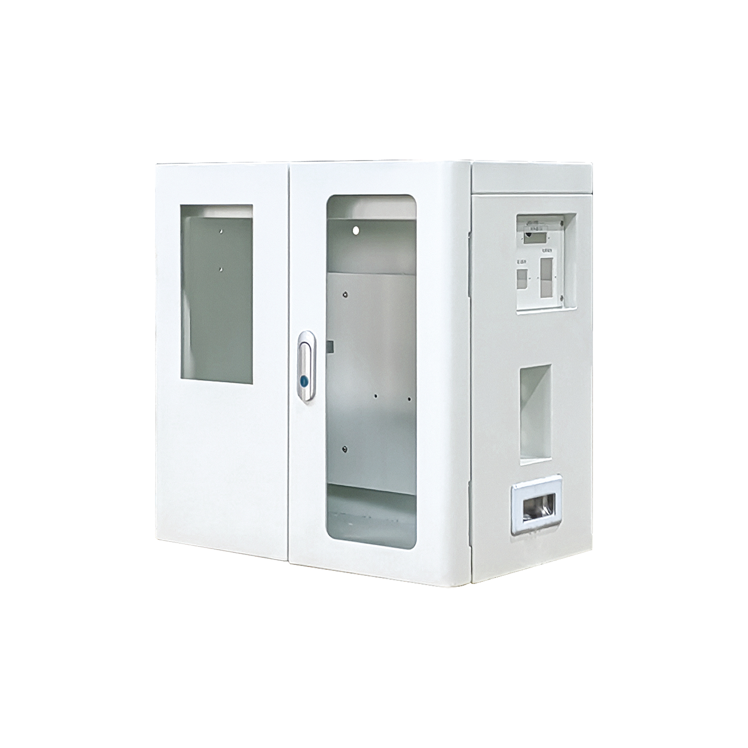 Sheet metal enclosure for water monitor machine
