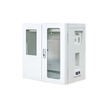 Sheet metal enclosure for water monitor machine