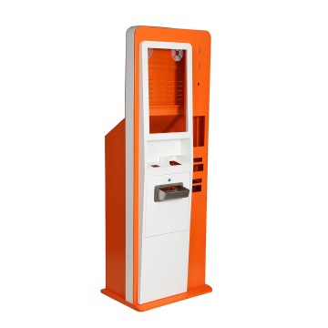 Self-service kiosk enclosure for different machines