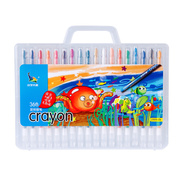 Art Fan L3005-36/L3060-36 OEM Twistable Crayons 36-color Box & PVC bag