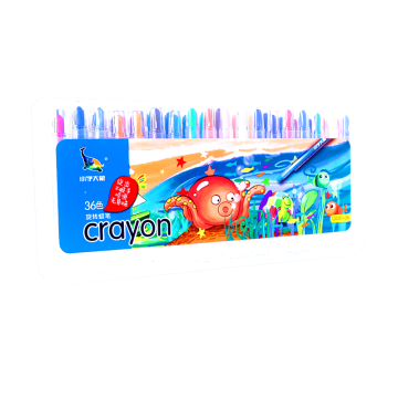 Art Fan L3007-36/L3061-36 OEM Twistable Crayons 36-color Box & PVC bag