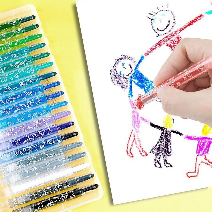Diseño atemporal: el crayón giratorio que los niños adoran
