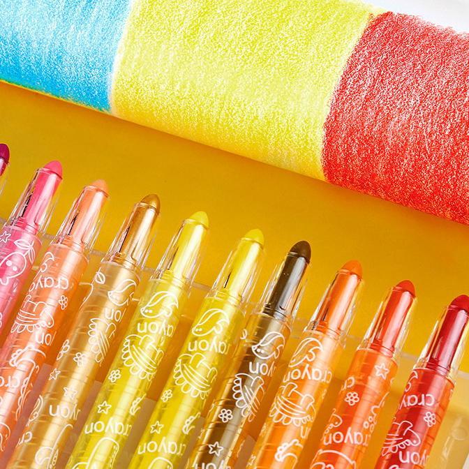 Diseño atemporal: el crayón giratorio que los niños adoran