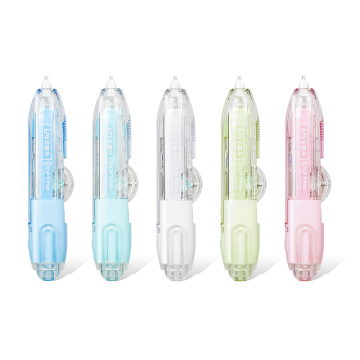 Fita Corretiva LPS ODM e OEM T-9150 5mm*8m Retrátil, com Cliques Duplos e Recarregável