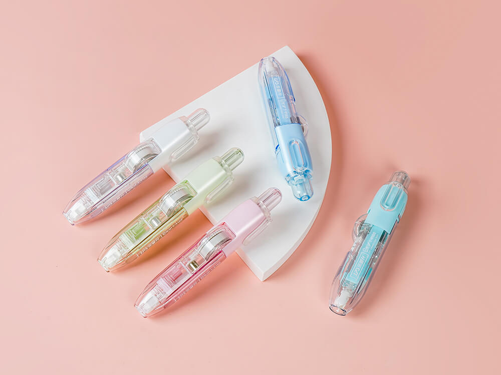 LPS ODM & OEM T-9150 Correction Tape 5mm*8m Retractable, Double Clicks & Refillable