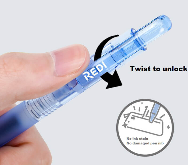 Innovative Lockable Pen Clip