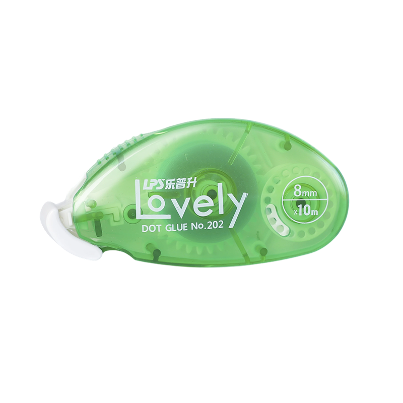 Ruban adhésif LPS ODM & OEM W202, 8 mm x 10 m, à pastilles.