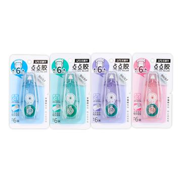 LPS ODM और OEM W239 गोंद टेप 6 मिमी * 8 मीटर डॉट गोंद