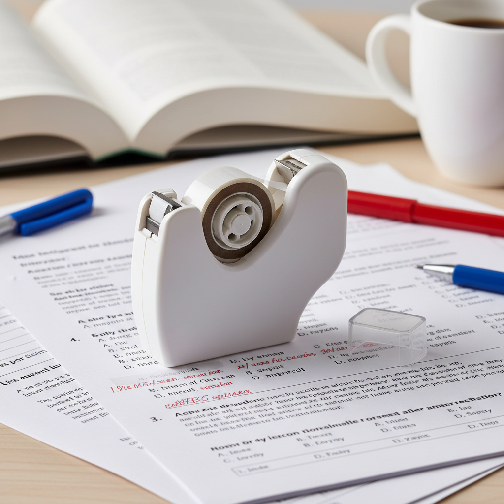 Correction Roller Tape For Exams And Test Papers Quick Dry Corrections