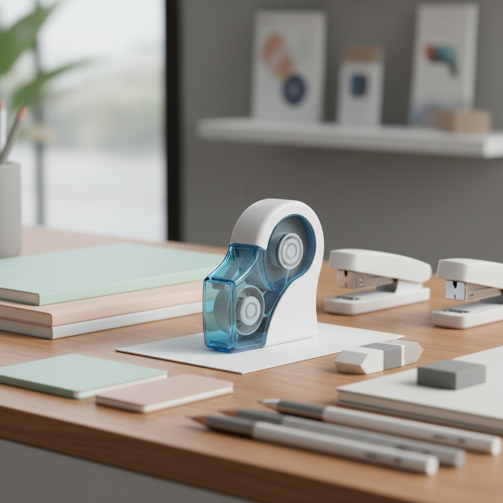 Correction Tape Dispenser For Stationery Retail Sets