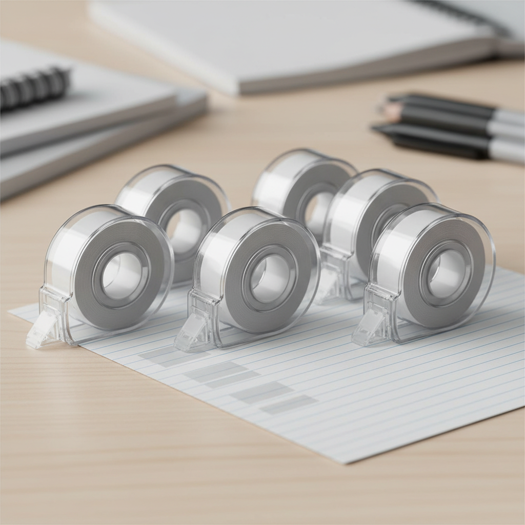 Transparent Correction Tape For Stationery Supply Programs