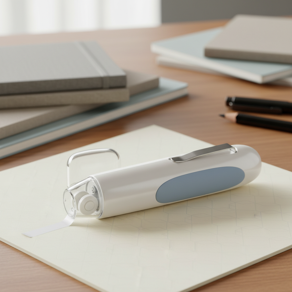 Pen Style Correction Tape For Private-Label Stationery Production