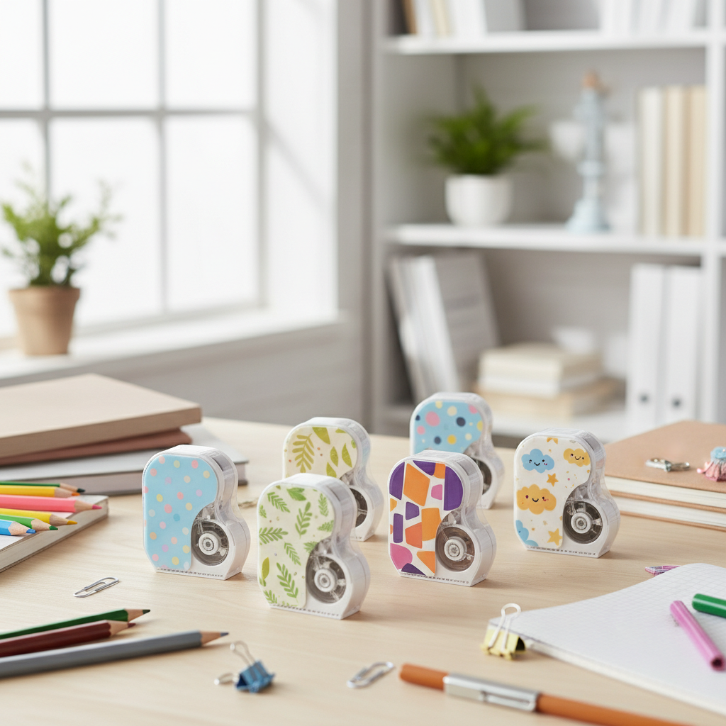 Correction Tape With Design For Stationery Supply Programs