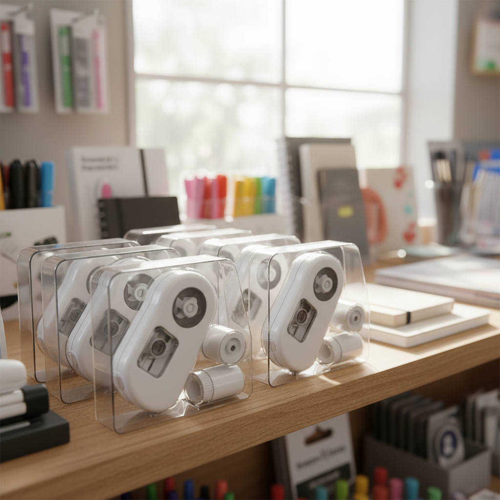 Correction Tape Refillable For Stationery Retail Sets