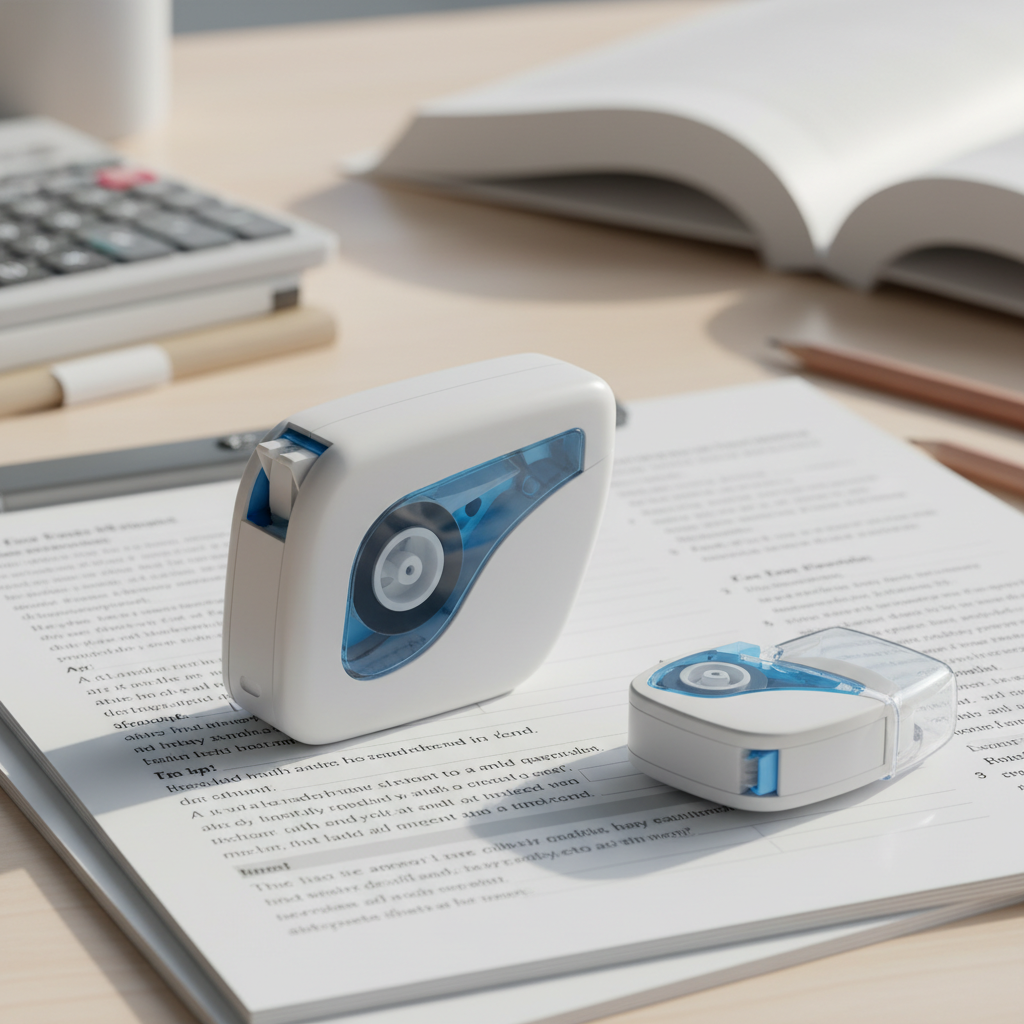 Refillable Correction Tape For Exams And Test Papers Quick Dry Corrections