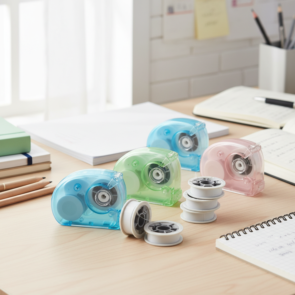 Refillable Correction Tape For Stationery Supply Programs