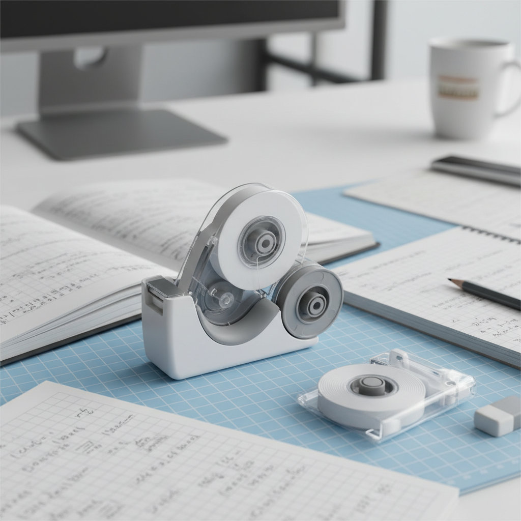 Refillable Correction Tape For High-Frequency Correction Needs