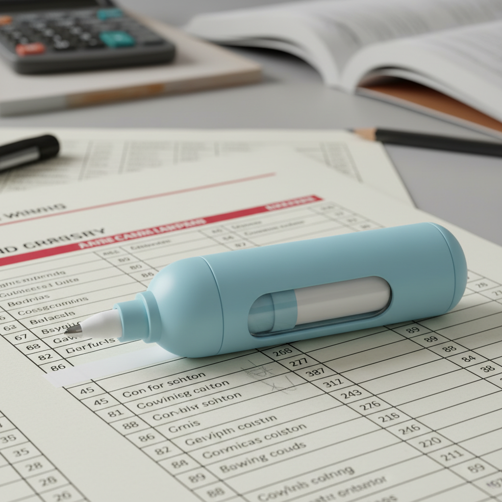 Pen Eraser Tape For Exams And Test Papers Quick Dry Corrections
