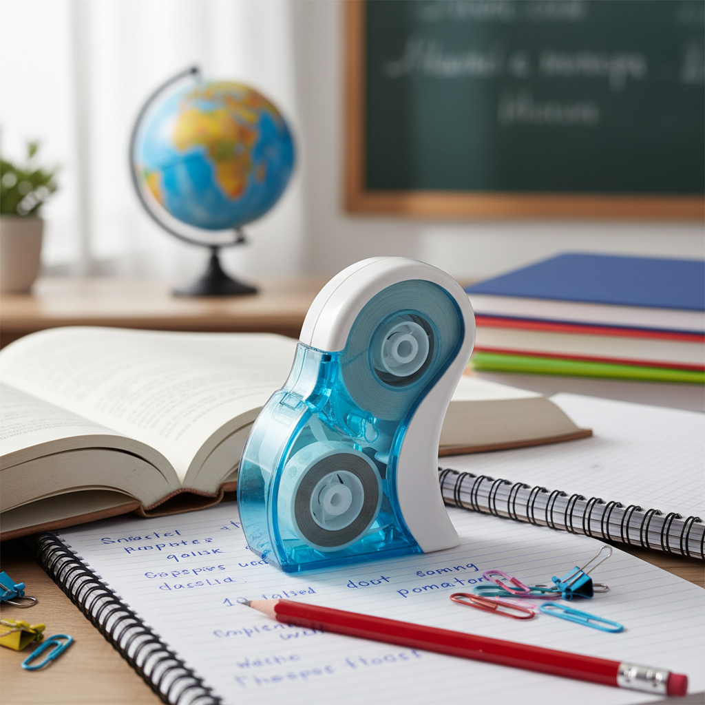 Refillable Correction Tape For School Homework And Classroom Corrections