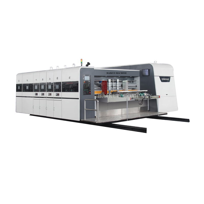 Full absorption four color slotting die cutting machine