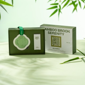 Natural Bamboo Serenity Scented Candle Box