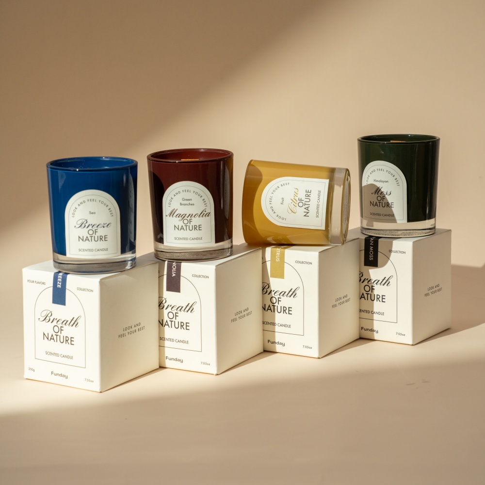 Eco-Luxury Botanical Aroma Candles