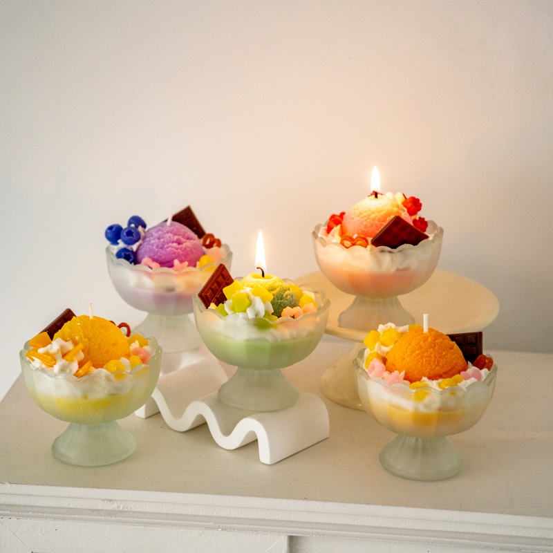 Customizable Ice Cream Scented Candles