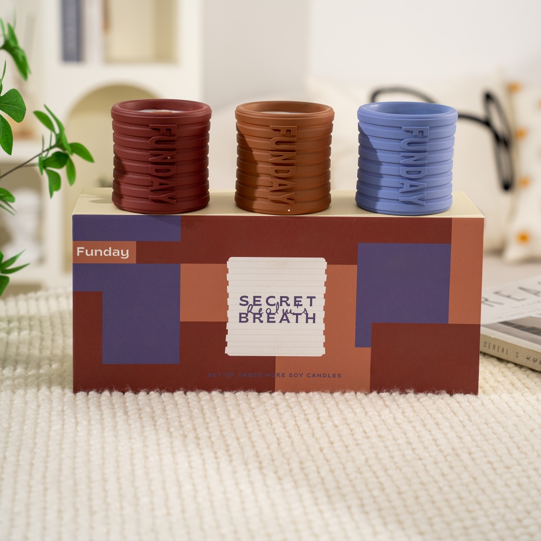Craft Your Essence: Bespoke Plaster-Twist Candles in 6 Captivating Scents