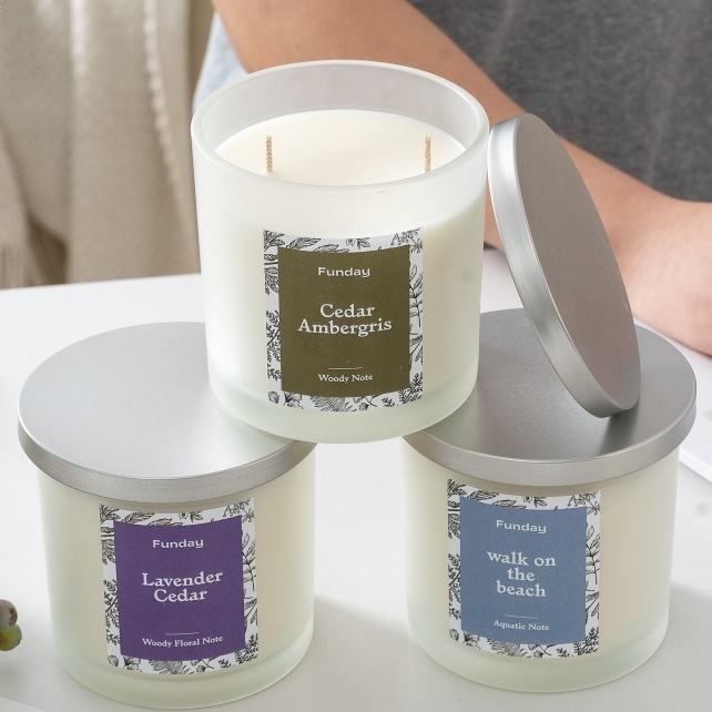 Nature Breath Silver Romance Scented Candle