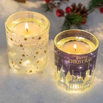 Merry Christmas Soy Candle Custom