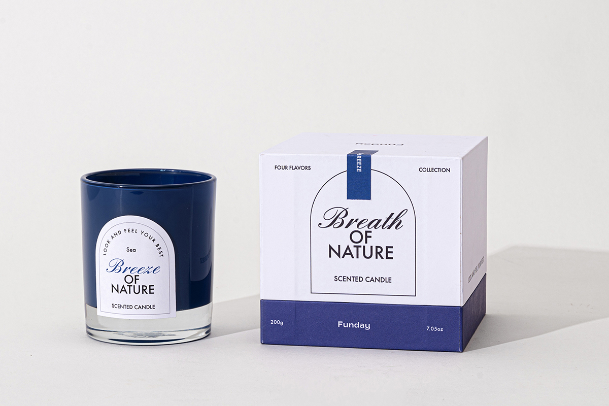 Breath Of Nature OEM Soy Wax 7oz Scented Candle