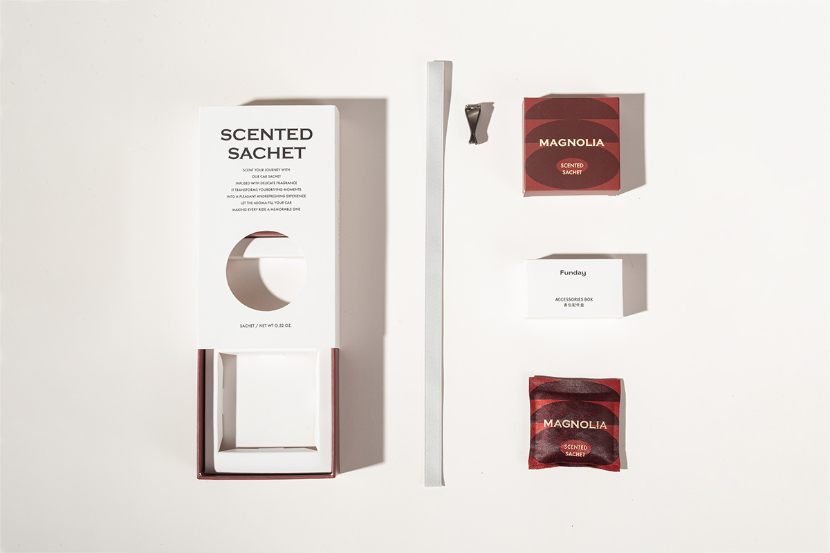 Modern geometry Scented sachet for Vehicle and Wardrobe