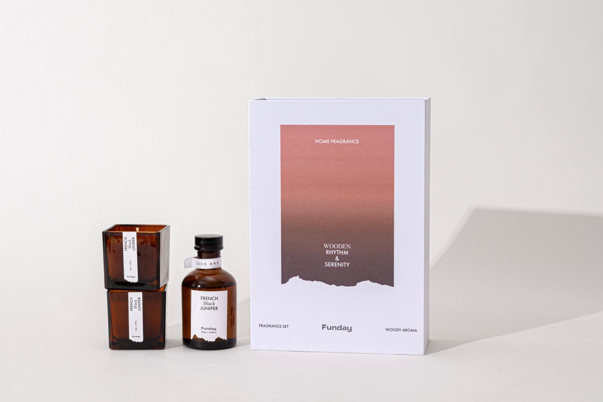 Nature&Art Soy wax Woodwick candle set