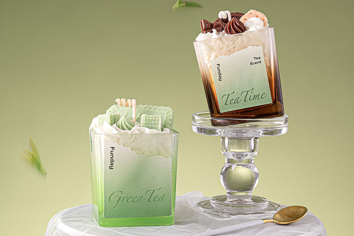Unique design Dessert model Soy wax Aromatherapy candle