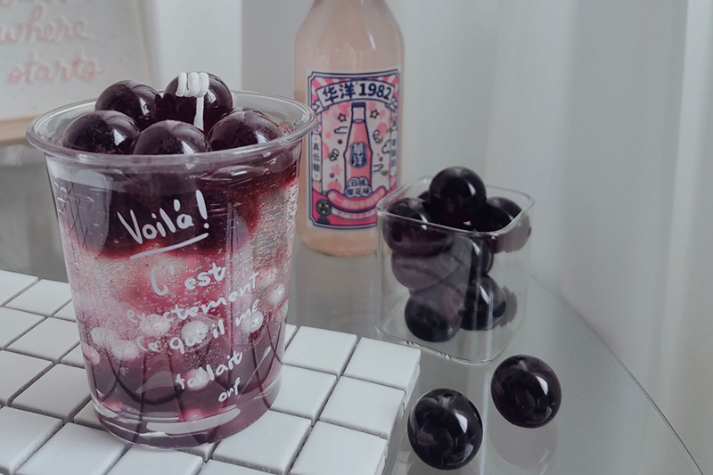 Multi-Juicy Grape Soda Infused Fruit Jelly Wax Scented Candle