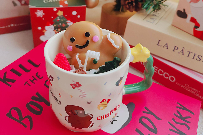 Creative Cute Handmade Soy Wax Scented Candle for Home Decor