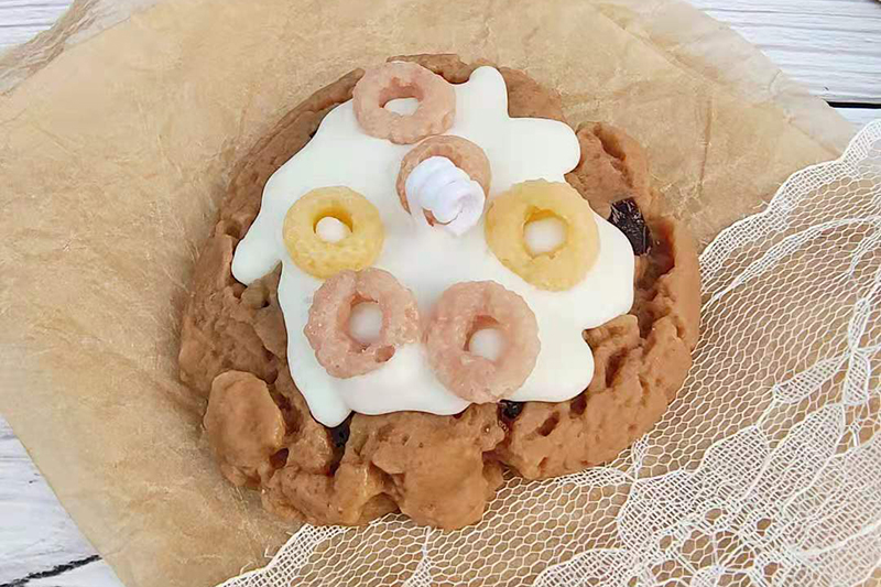 Creative Cheerios cookies handmade scented candle for Decoration