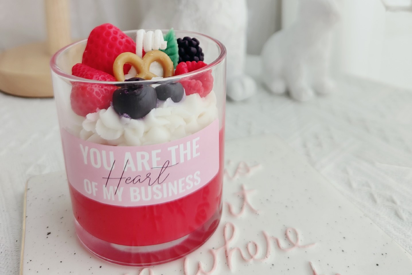 Berry Shaped Aromatherapy Candle - Relaxing Home Fragrance