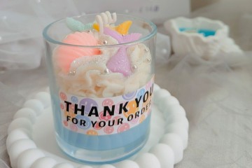 Mermaid Tail Ocean Cup Scented Candle – Enchanting Aroma