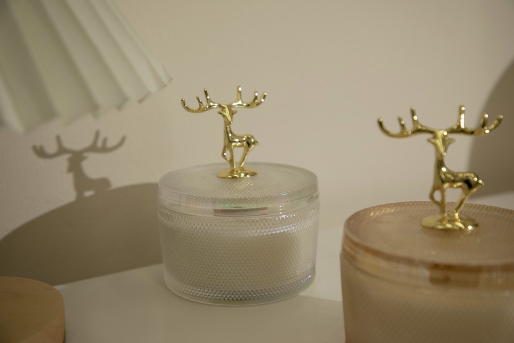Soy Wax Antler Hammer Pattern Aromatherapy Candle