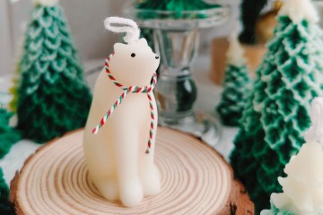 Adorable Bear-Shaped Aromatherapy Candle for Relaxation
