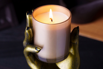 Citrus Bergamot Retro Aromatherapy Candle - Elegant Scented Relaxation