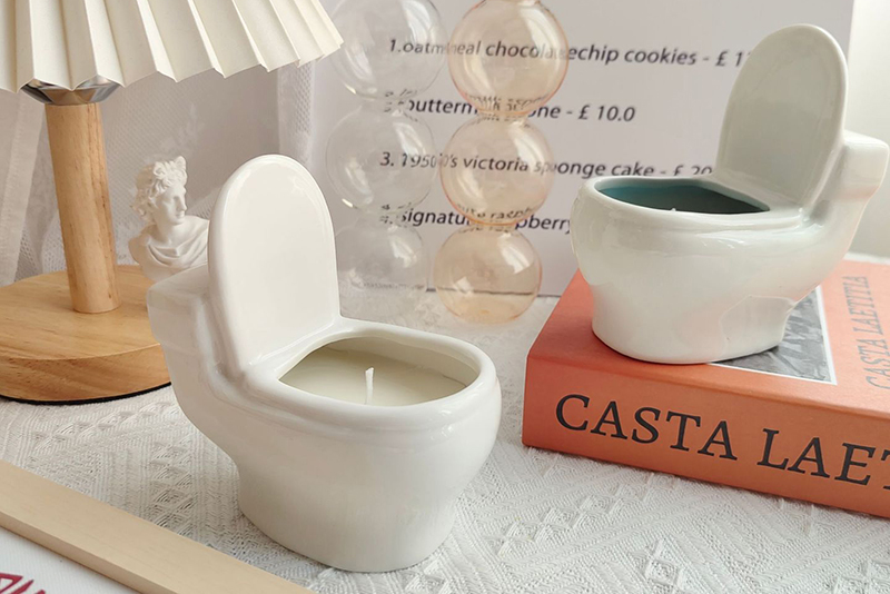 Handcrafted Soy Wax Toilet Fragrance Candle